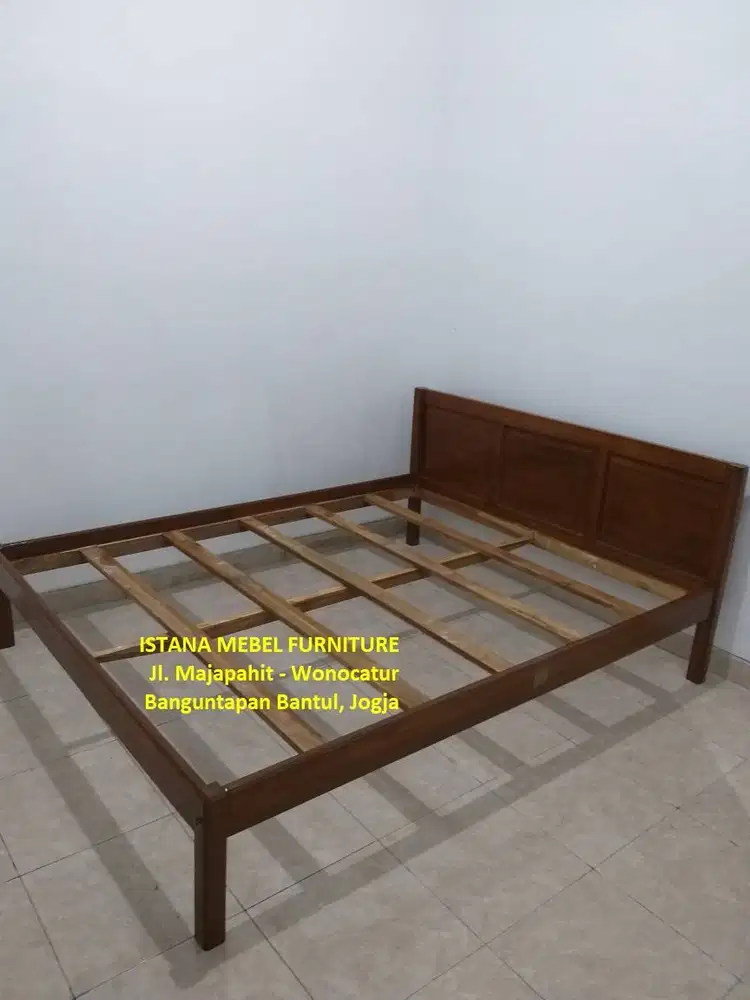 Bed Divan Dipan Ranjang Tempat Tidur Amben Kayu Jati Knock Down (dpk)