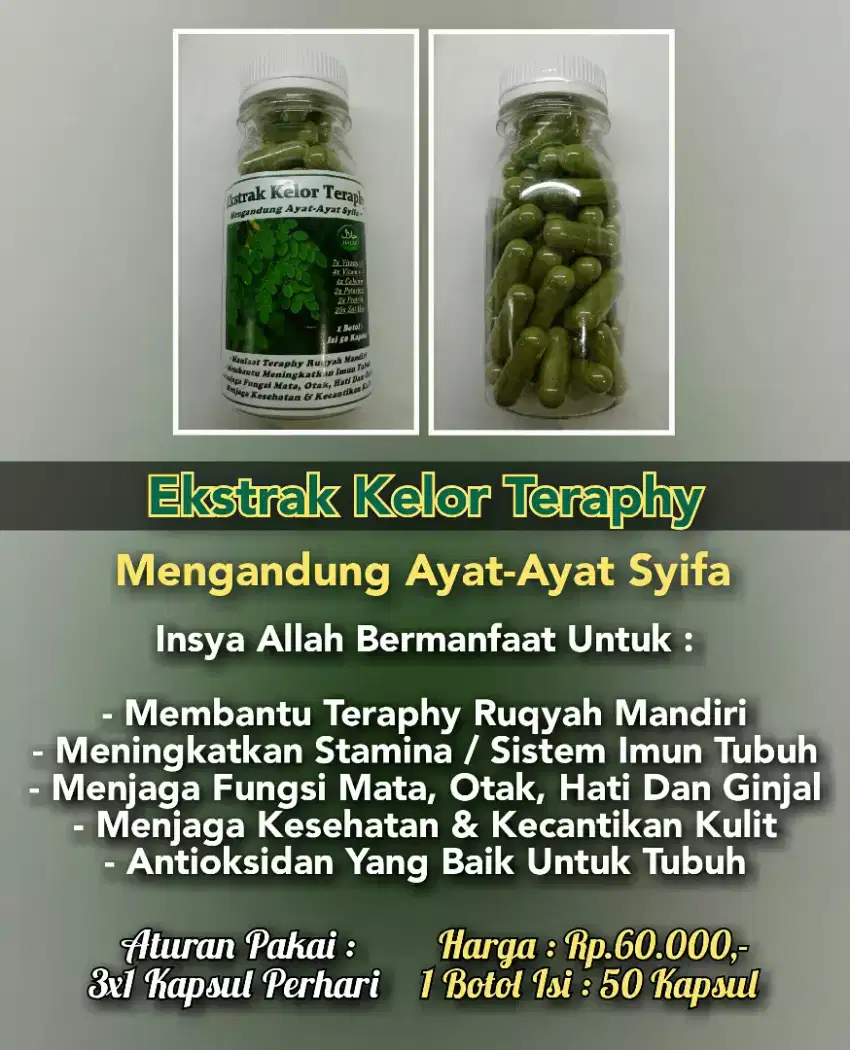 Kapsul Ekstrak Kelor Teraphy ++