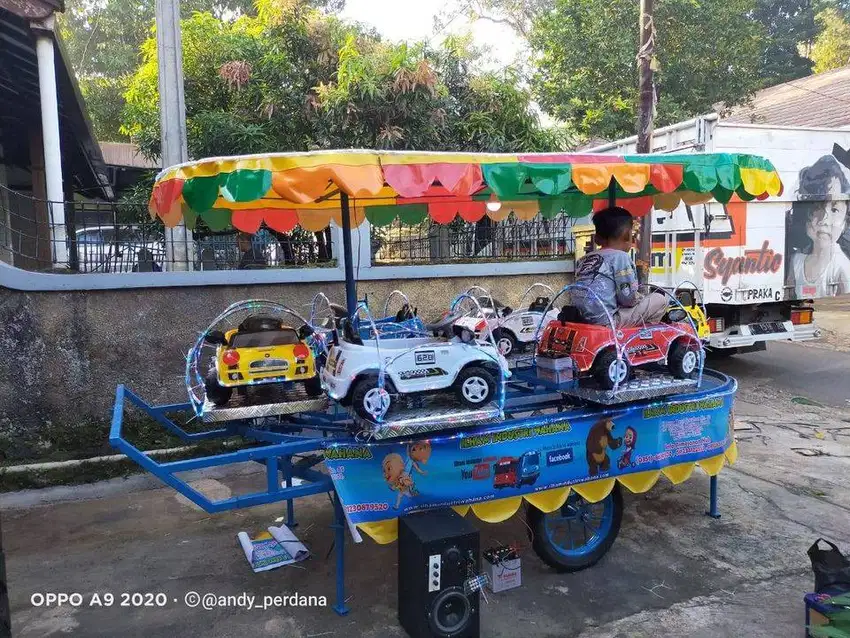 odong odong kereta panggung isi mobil aki lengkap bordes murah