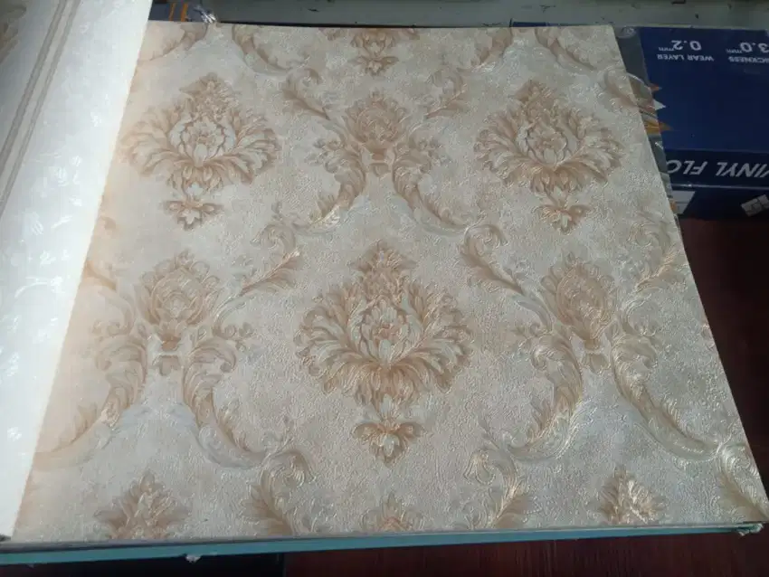 Wallpaper dinding lantai vinyl