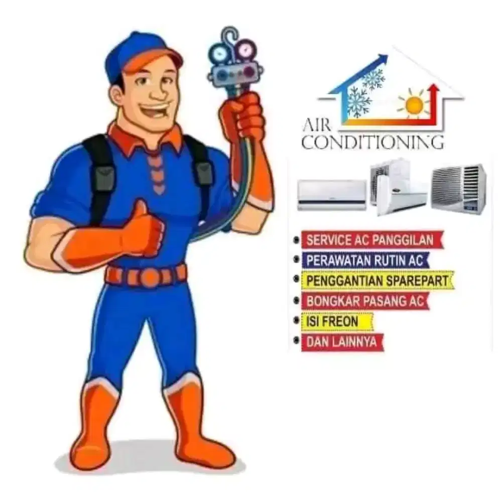 AC , KULKAS , MESIN CUCI , INSTALASI LISTRIK