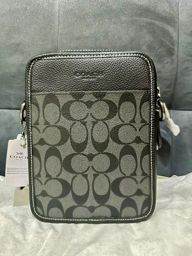 Tas kulit messenger slempang Coach Original