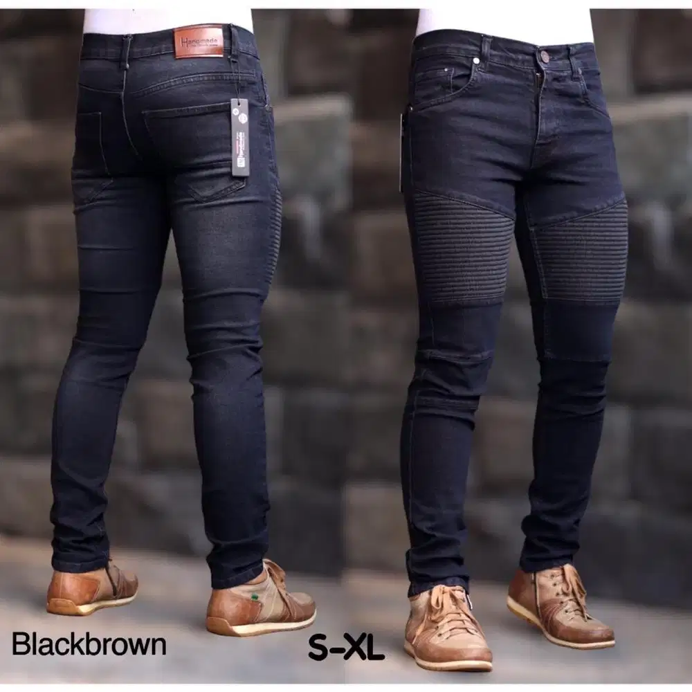 CELANA DISTRO PRIA JEANS PANJANG BIKERS