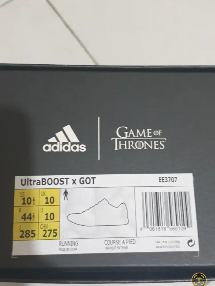 ultraboost game of throne nightwatch sz 44 2/3