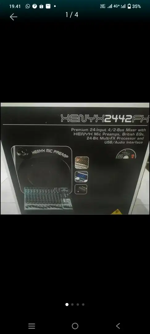 Mixer Behringer XENYX 2442 FX