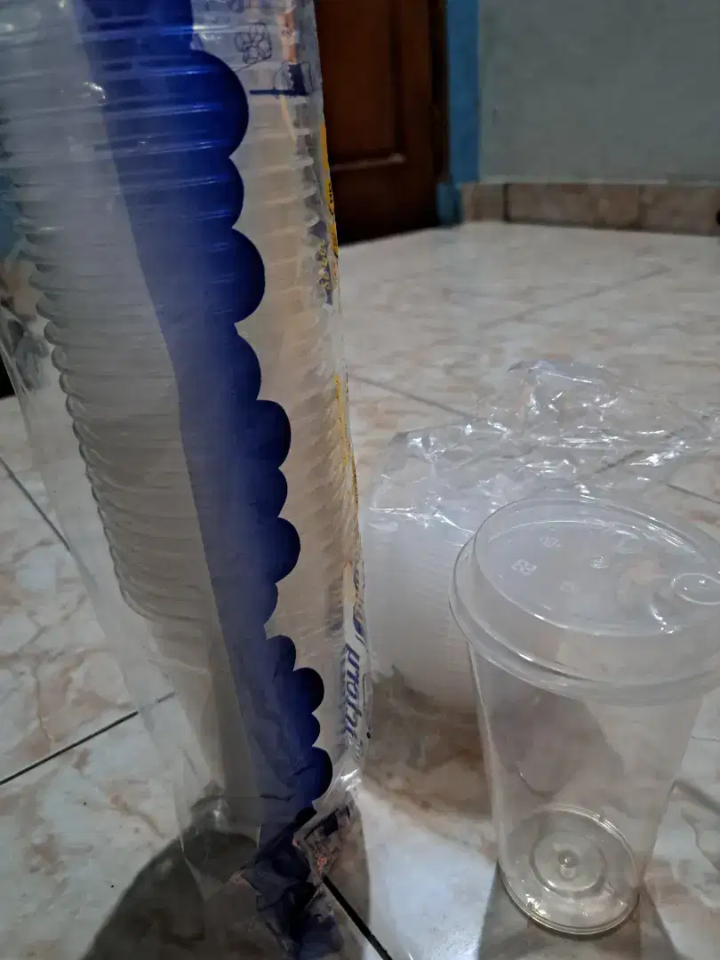 Thinwall cup injection 500ml 16oz gelas tebal bening