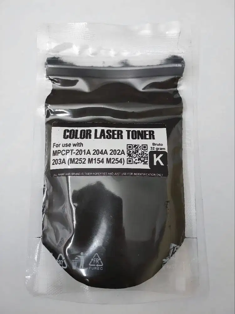 Serbuk cemical HP 204A 154A Cf510 - Cf513 Kemasan Kecil bag plastik