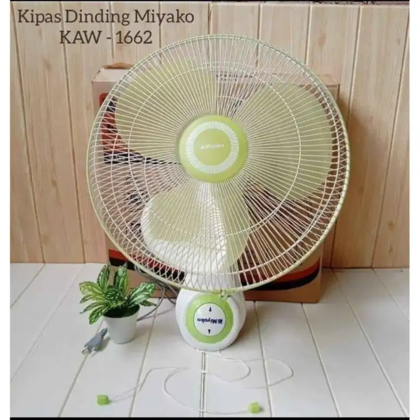 Kipas Angin Dinding Wall Fan Miyako 16 inch 16 KAW1662 GB Baru Murah