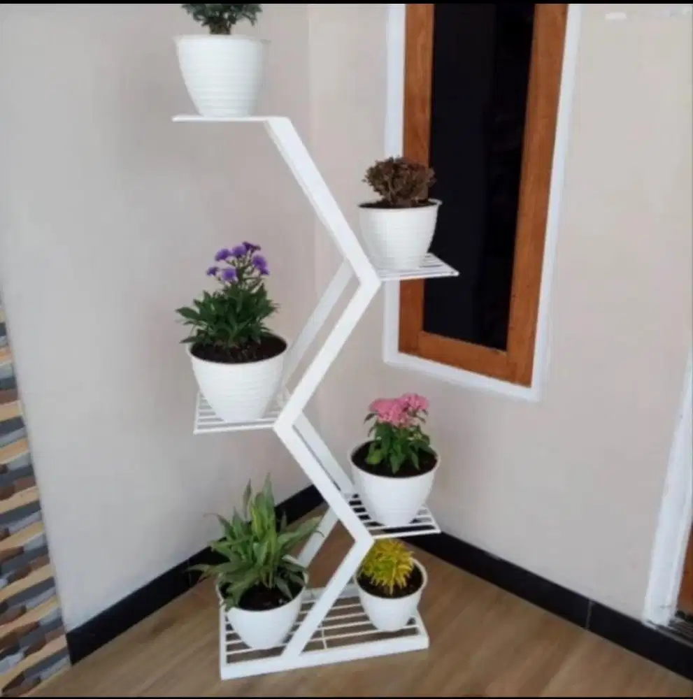 Rak pot bunga full besi