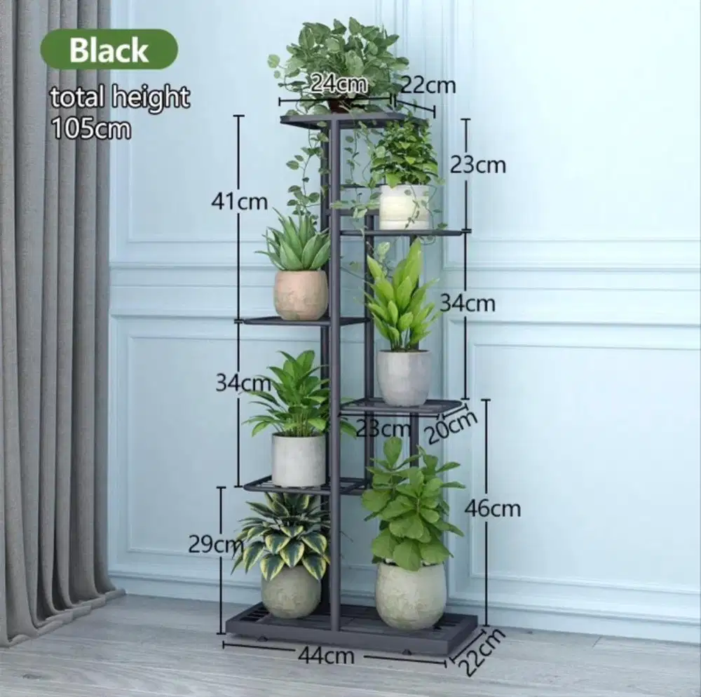 Rak pot bunga minimalis