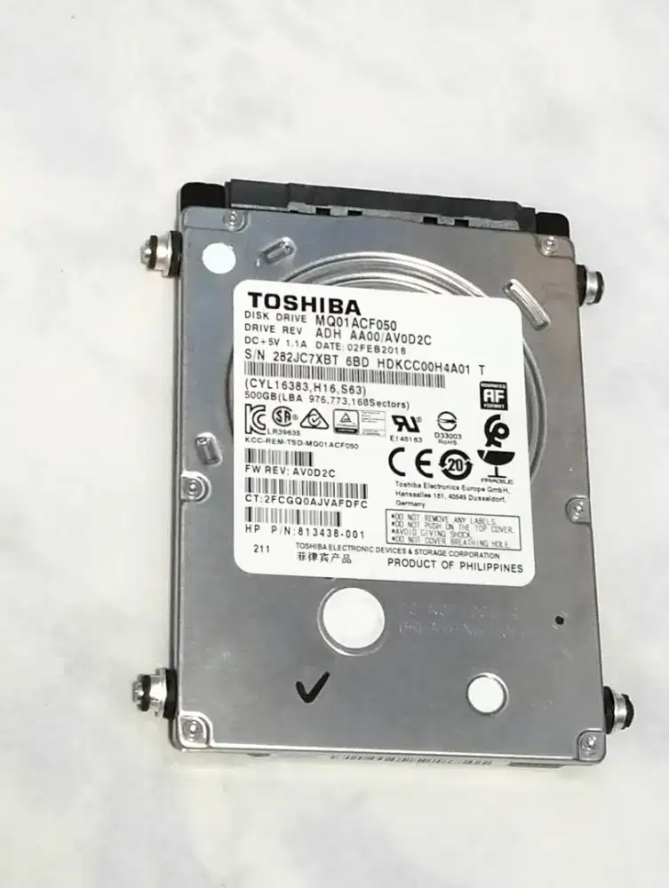Hardisk 500GB Laptop