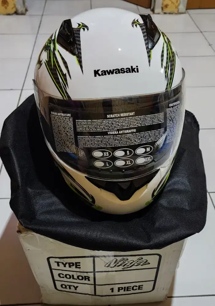 Dijual Helm Original Kawasaki Ninja