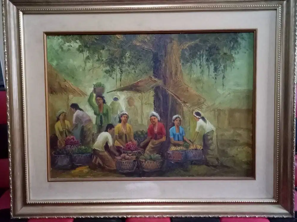 Lukisan artist Bali 2 Painting