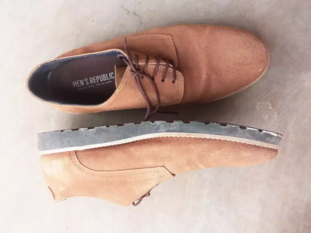 Sepatu kulit pantofel mens republic original preloved like new