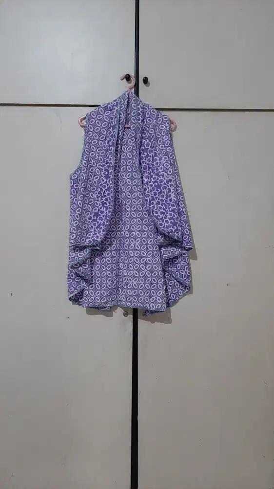 Cardigan Batik Ungu Free Size