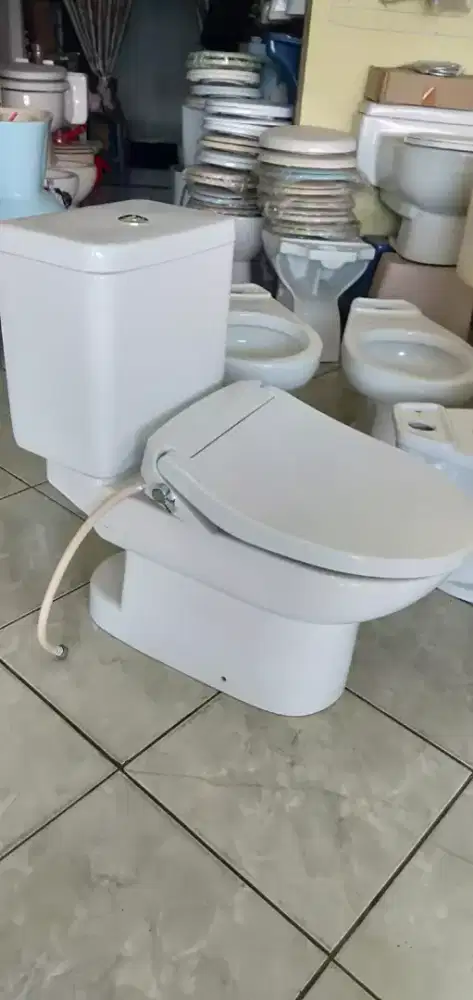 Jual closet toto cw 861 tutup ecowaser sofclosing bergaransi