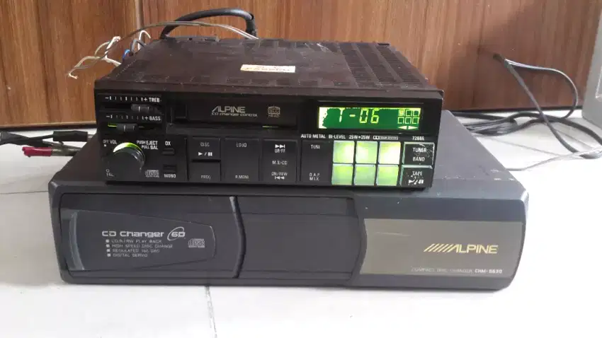 Tape radio cd alpine classic