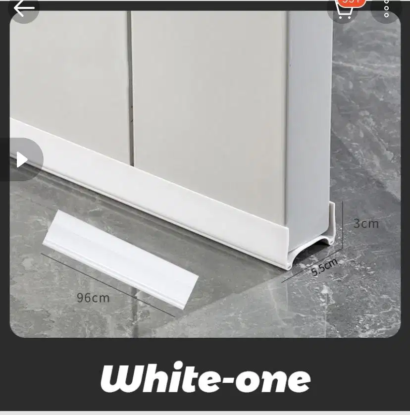 Penutup bawah pintu pvc