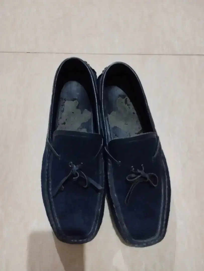 PEDRO LOAFERS/MOCCASINS BIRU NAVY BELUDRU SIZE 44 [BEKAS] [NEGO]