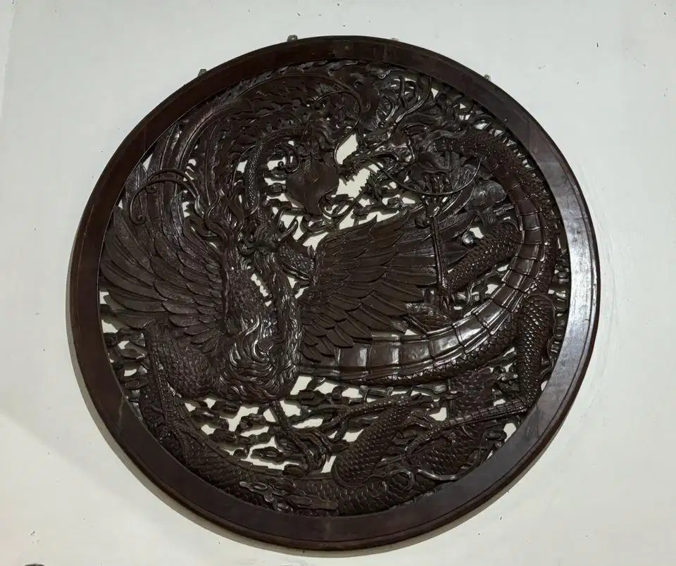 Ukiran Kayu Jati Asli