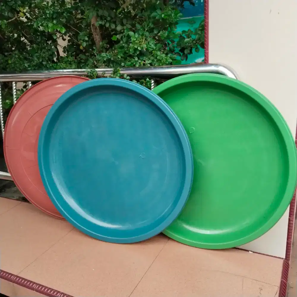 12 Pcs Tampah / Tempayan / Baki / Nampan Plastik Bulat 60 cm