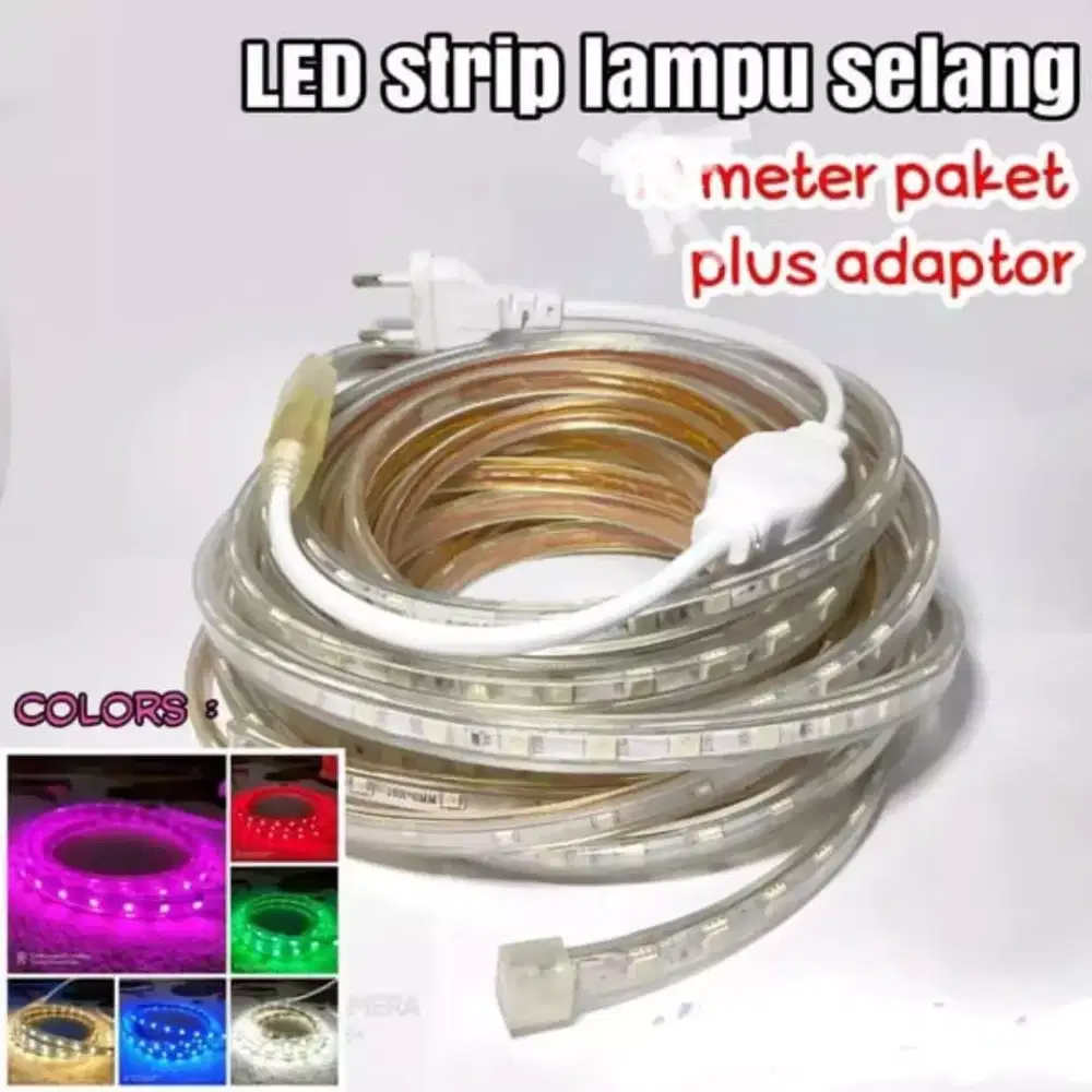 Lampu Led Strip Selang 10Meter