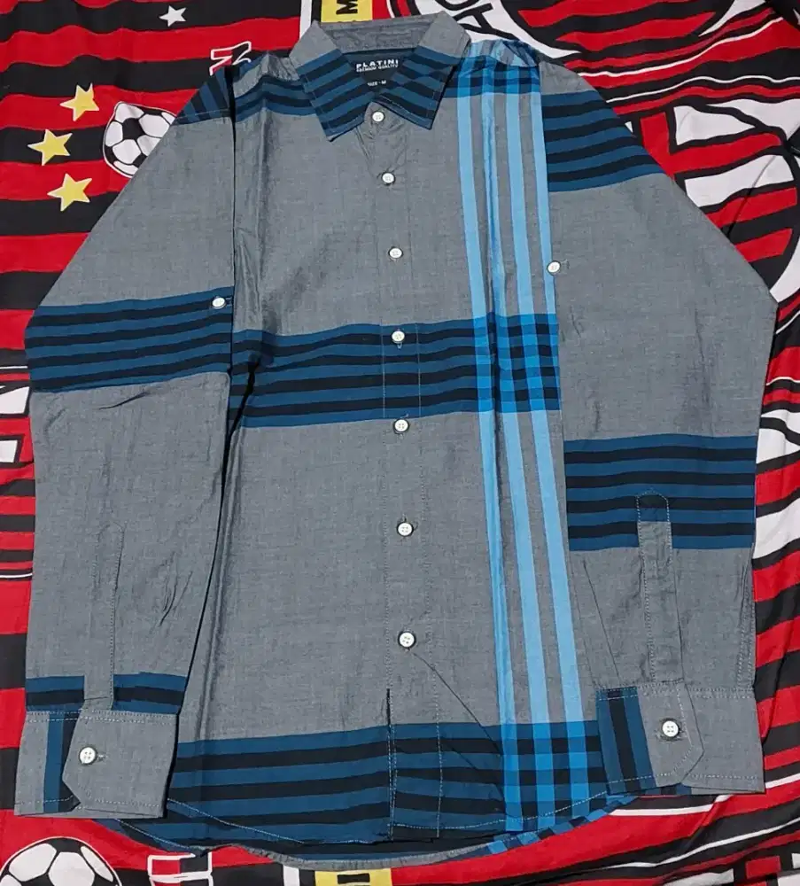 Kemeja Platini Lengan Panjang