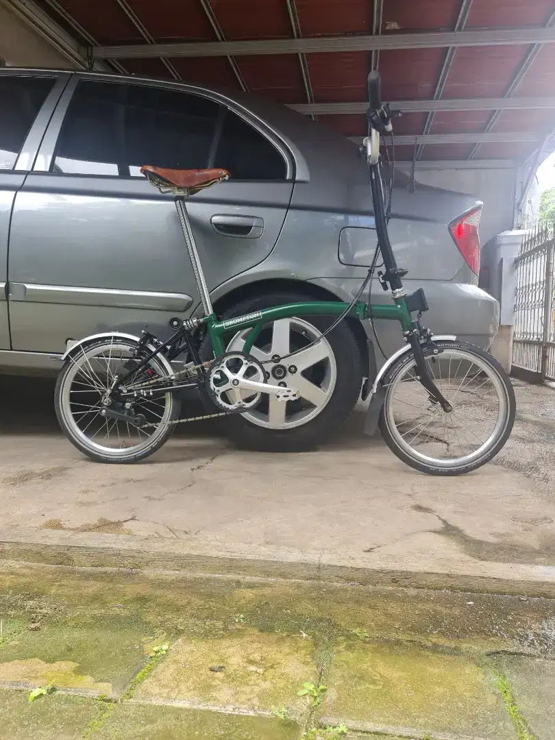 Brompton H6L 2018 green black