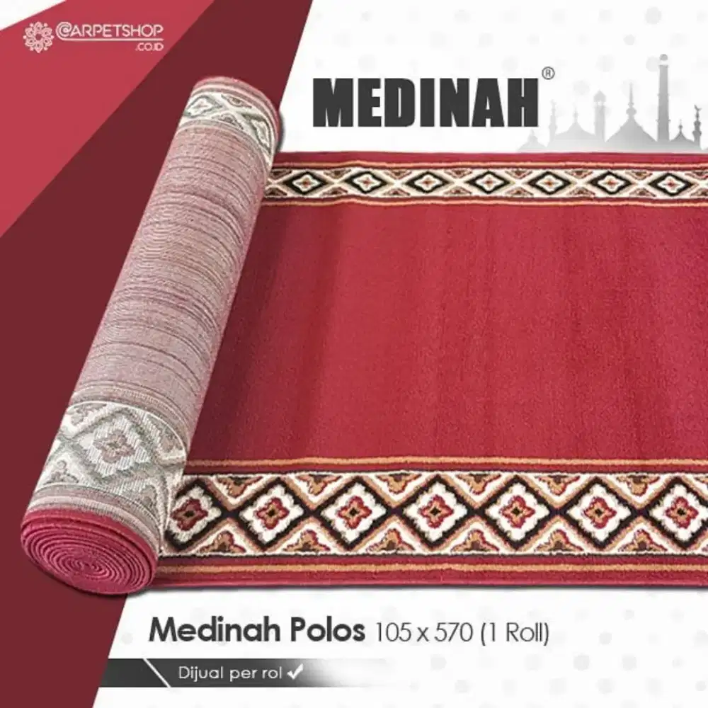 Sajadah 1 Rol 100 cm x 570 cm  Merk Medinah
