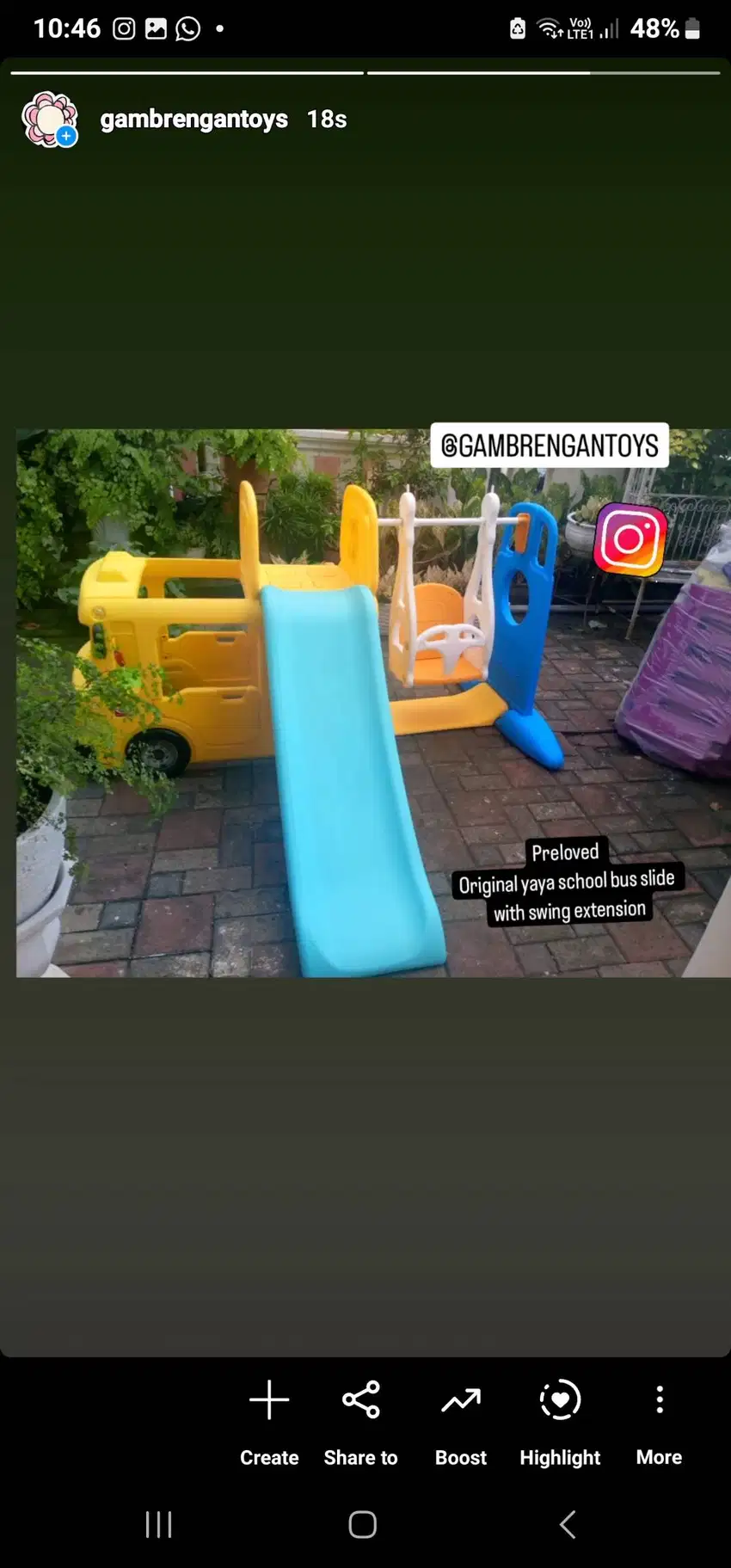 Ori Yaya Perosotan ayunan Mobil Bus Swing Slide pLayhouse mainan Anak