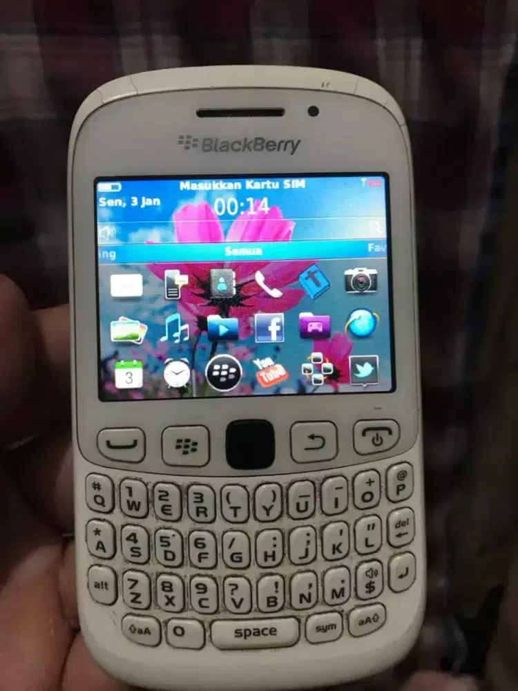 Hp Blackberry Curve Gemini Putih Normal koleksi/nostalgia