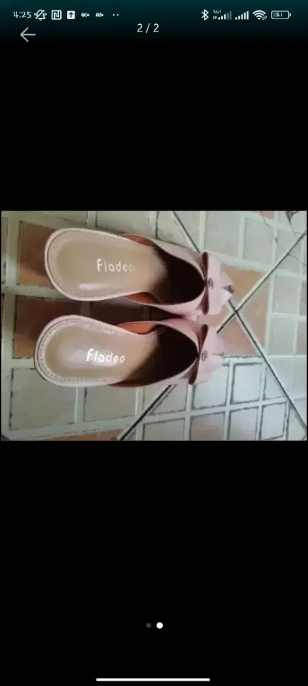 heels Fladeo pantofel pinksoft elegan