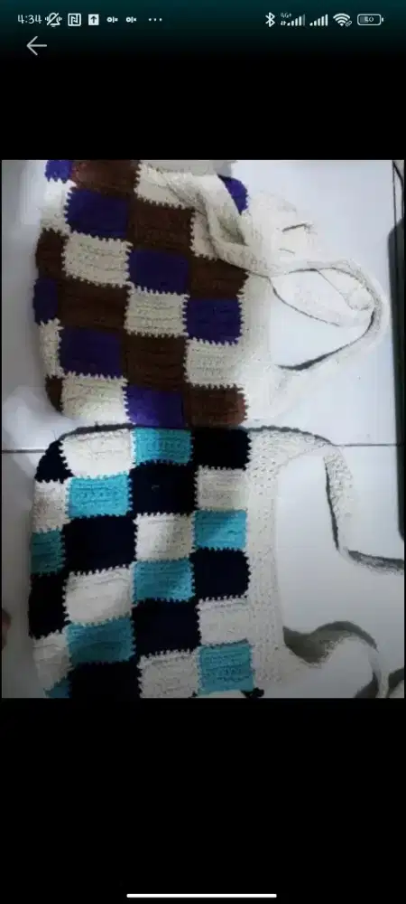tas rajut oleh2 sangat awet new bahan tebal New