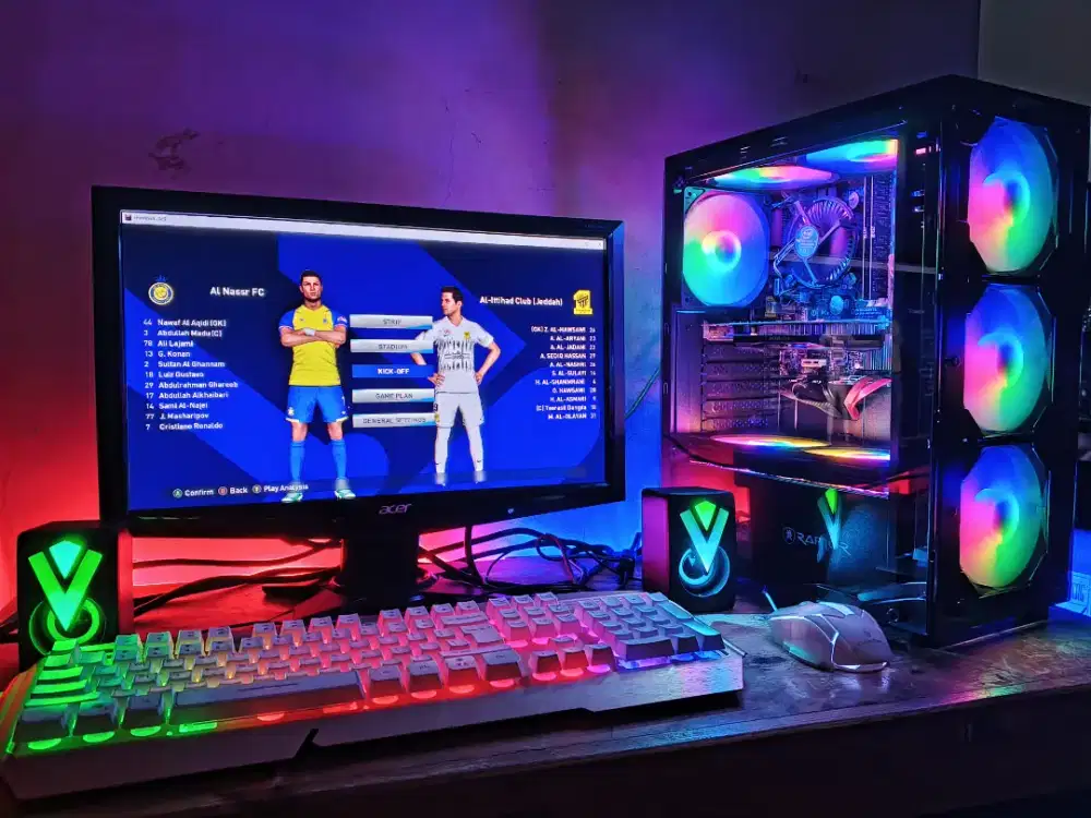 PC core i5 ram 16gb lengkap siap pakai game editing kantoran