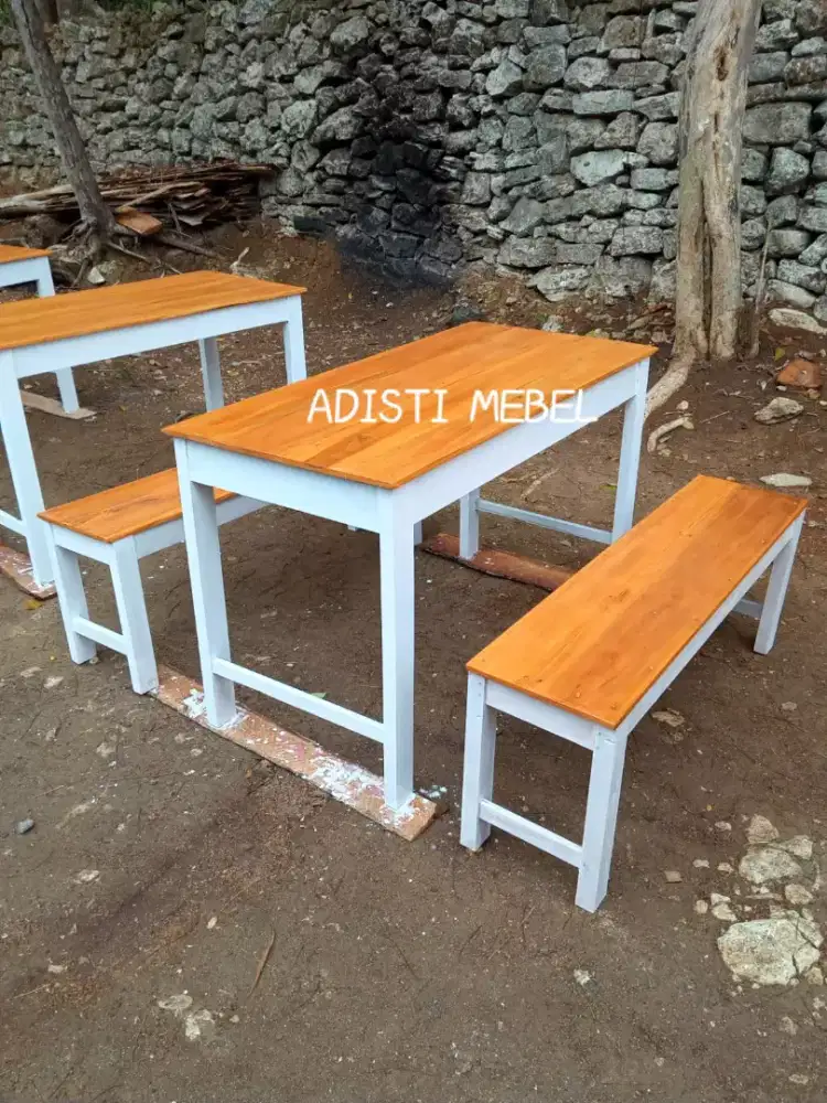 Meja kursi warung cafe kedai promo