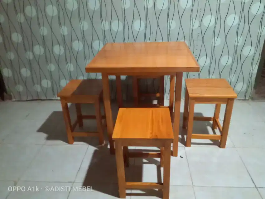 Meja kursi cafe warung resto promo
