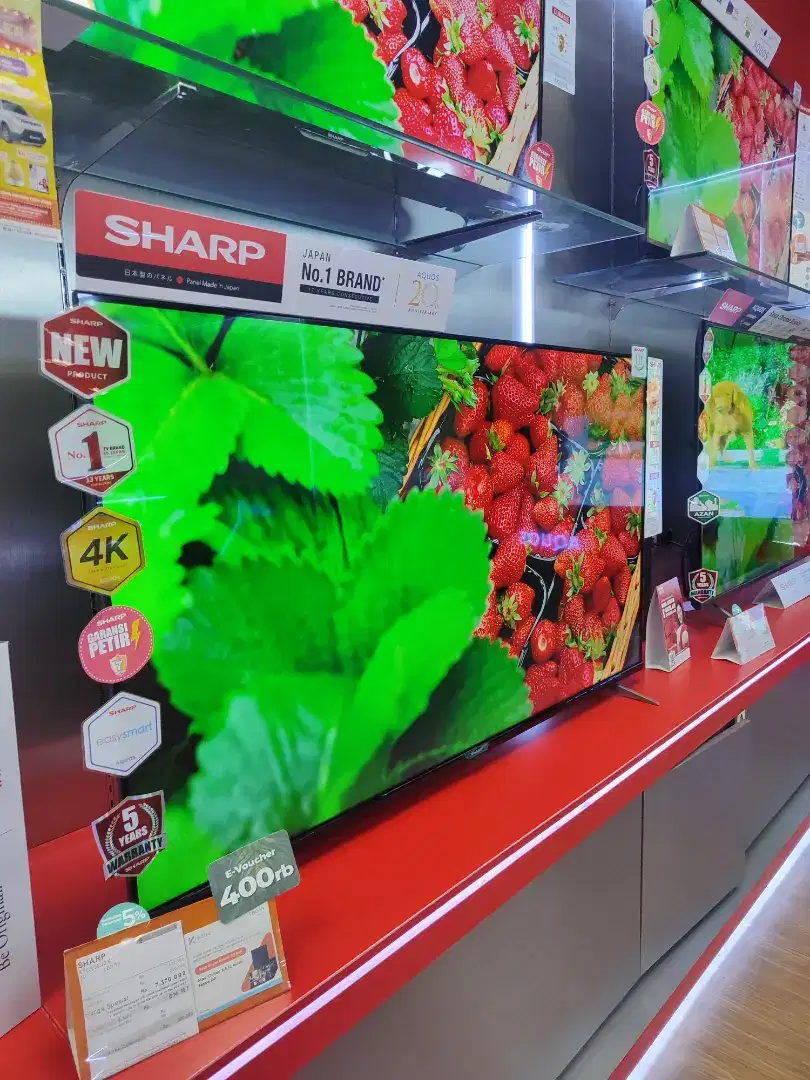 Kredit LED TV Sharp Bunga Bisa 0%