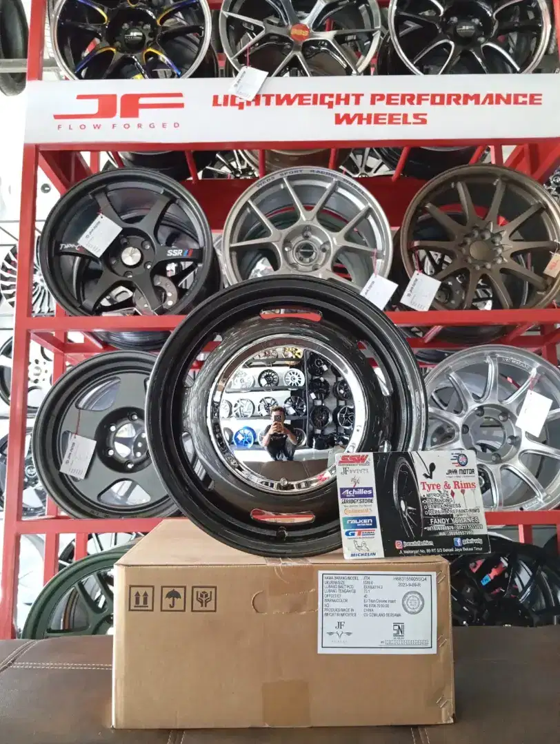 Velg JF mirror r15 4x100/114.3 lbr6 et40