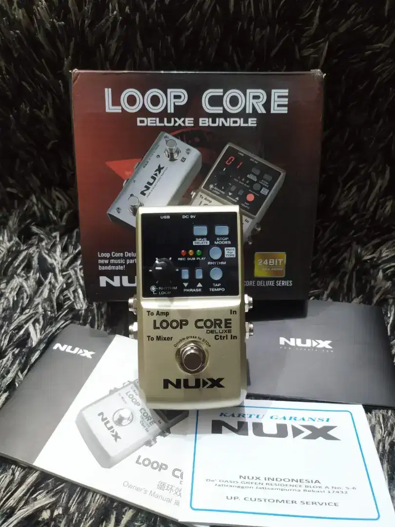 Pedal Effect gitar NUX LOOPER LOOP LOOPING RC Loop Core Deluxe