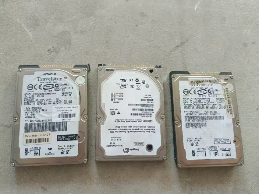 Hdd ide laptop 40 gb