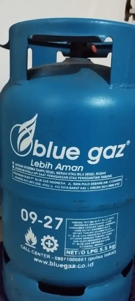 Tabung gas bluegas blue gas bluegaz & Regulator