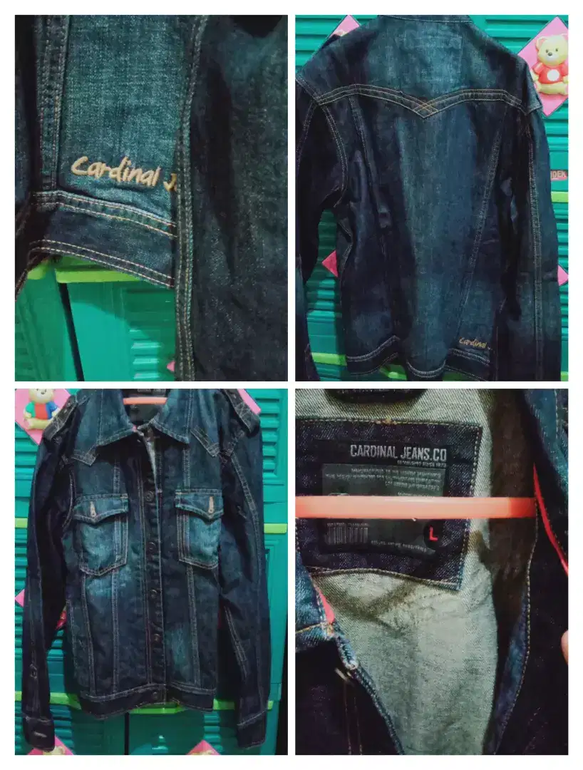 Jaket jeans tracker merk CARDINAL ORIGINAL