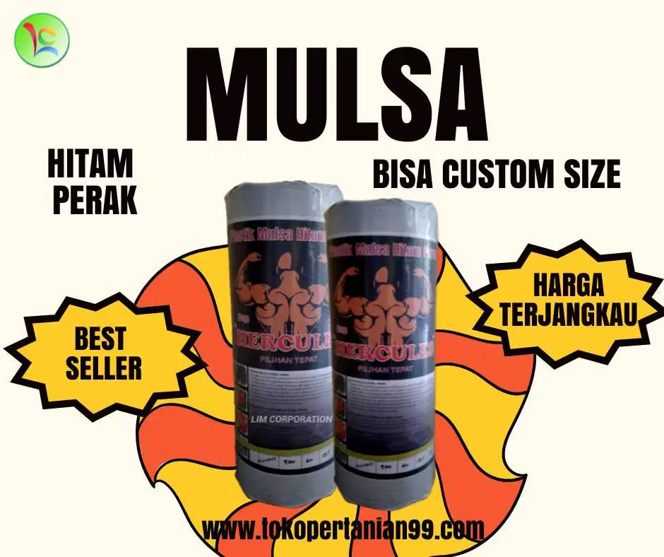 Mulsa Plastik Hitam Perak Merk Hercules Termurah, Berkualitas