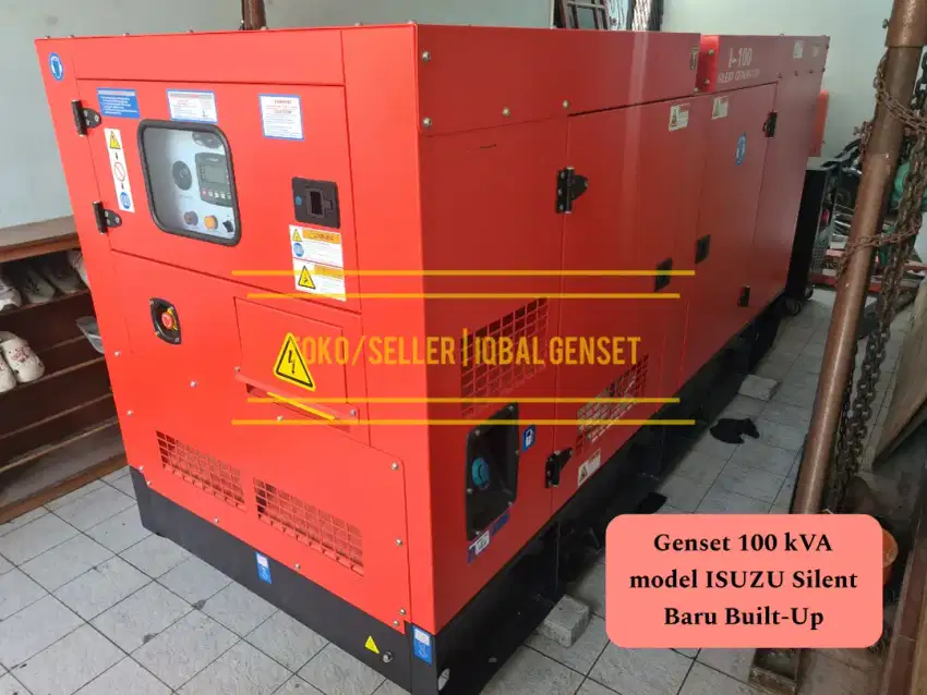 Genset 100 kVA Silent Isuzu Model Baru