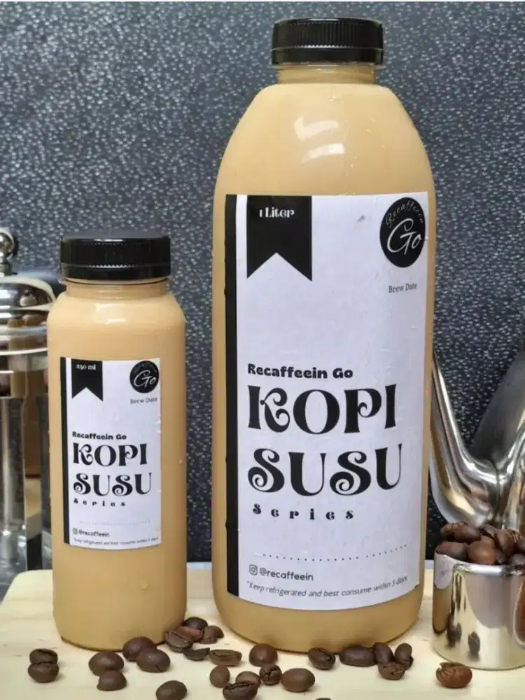Kopi susu gula aren botolan 1 liter