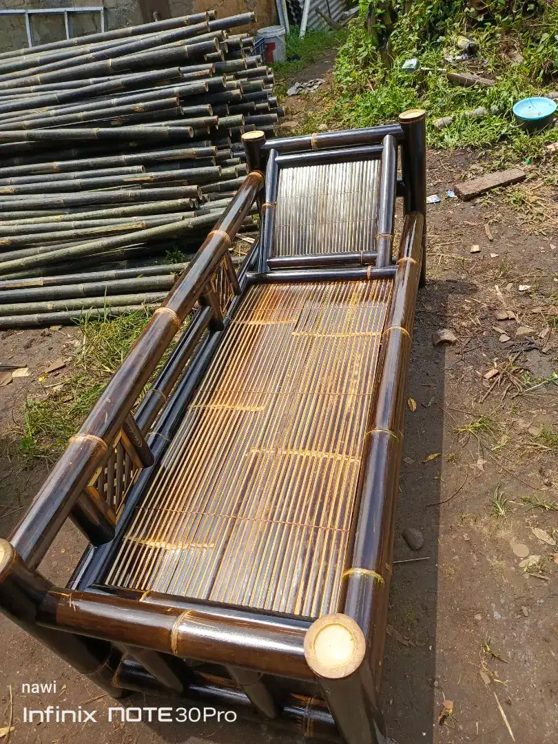bale  bangku senderan kursi bambu cod bayar di tempat