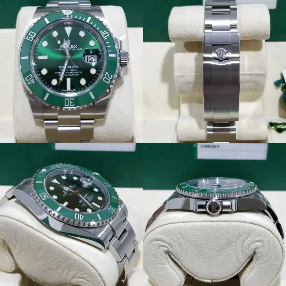 jam tangan Rolex Submariner Green Hulk 116610LV