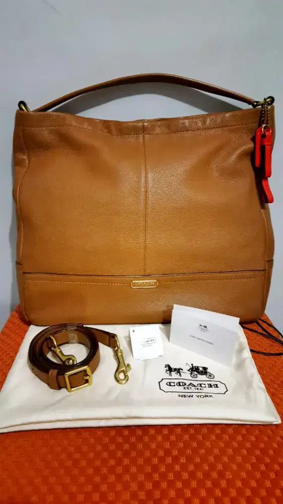 Coach Bag Pebbled Leather