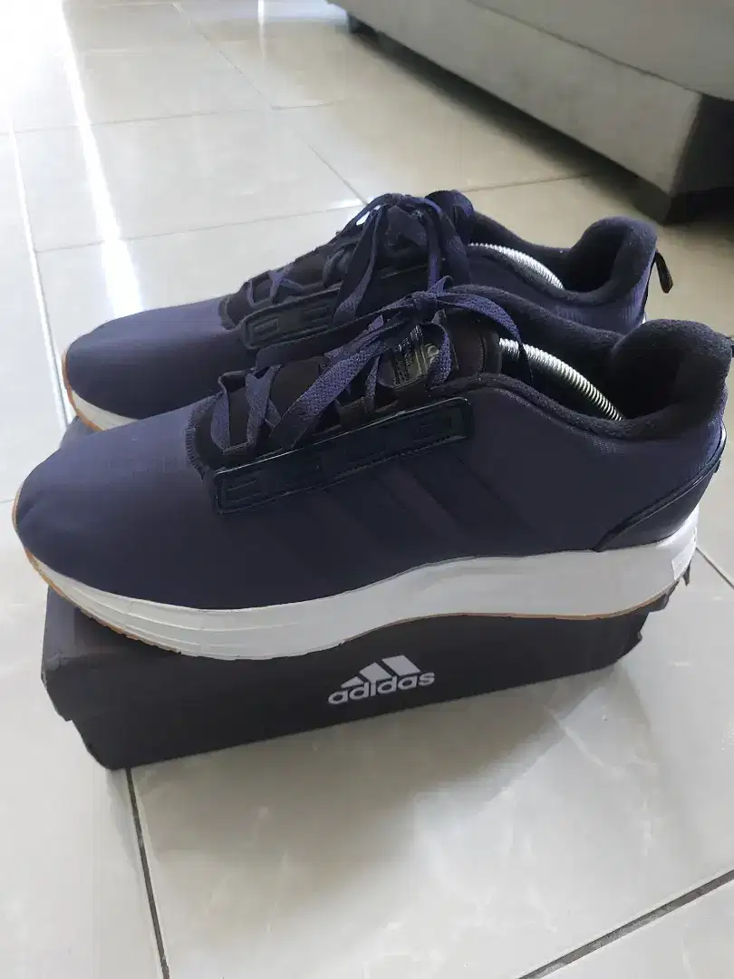 Sepatu adidas neo running cloudfoam navy