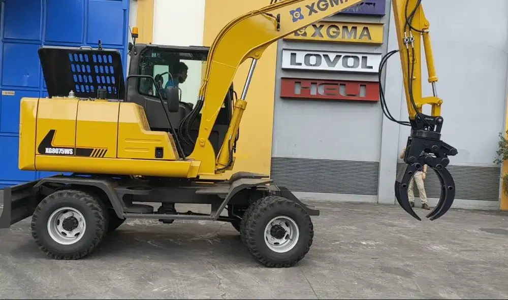 XG8075W XGMA Wheel Excavator 7 Ton